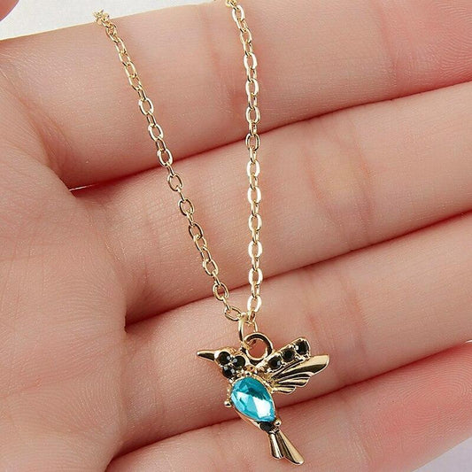 Collar de colibrí con circonio - Hipnotelia