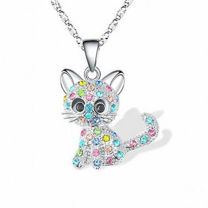 Collar de gatito con circonitas de colores - Hipnotelia