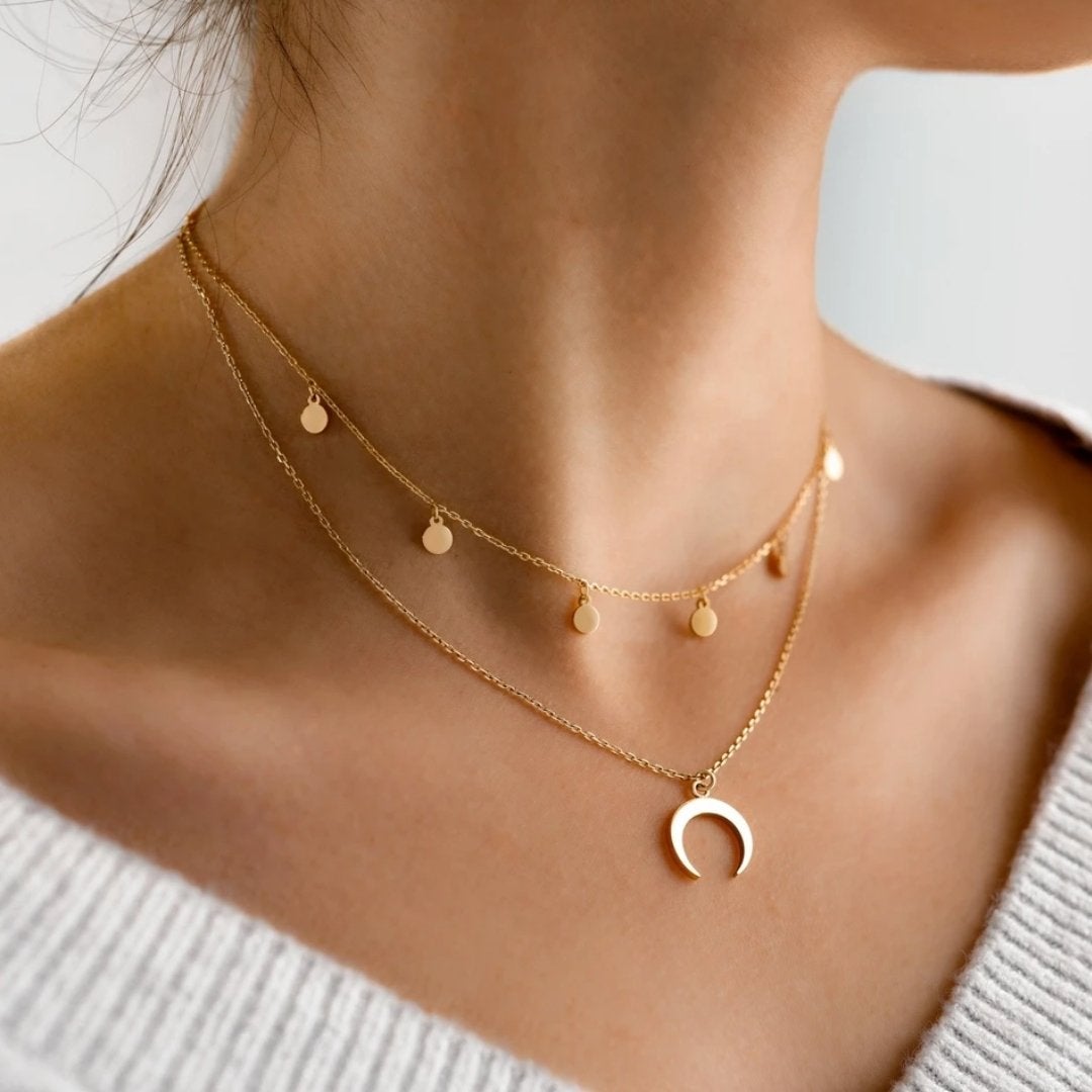 Collar doble de luna - Hipnotelia
