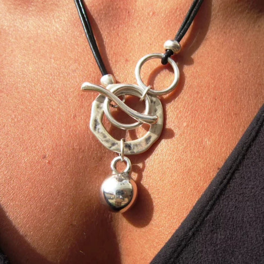 Collar plateado vintage - Hipnotelia
