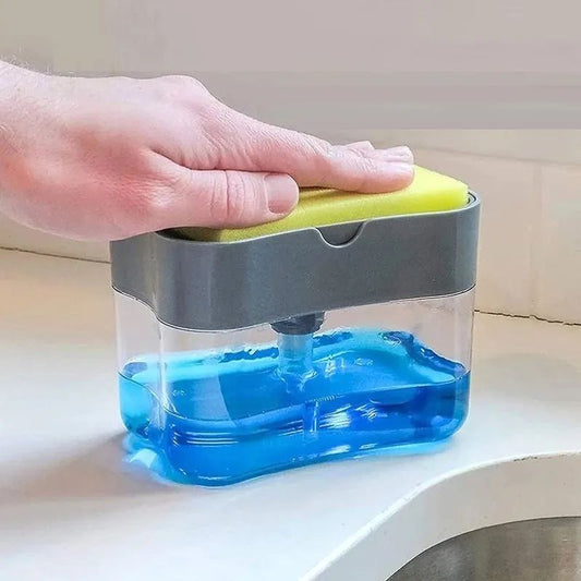 Dispensador de jabón líquido y soporte de esponja - Hipnotelia
