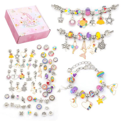 Juego de pulseras y dijes para niños de 64 piezas - Hipnotelia