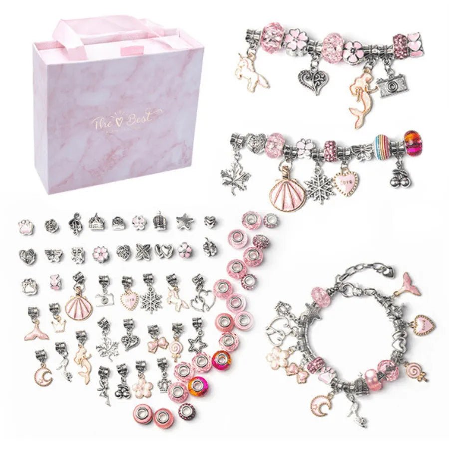 Juego de pulseras y dijes para niños de 64 piezas - Hipnotelia