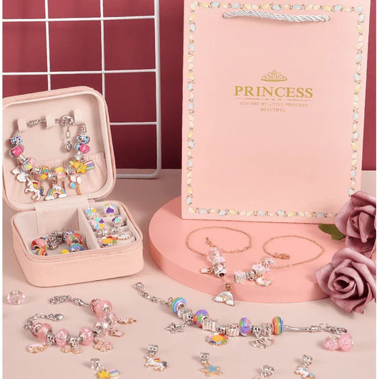 Juego de pulseras y dijes para niños de 64 piezas - Hipnotelia