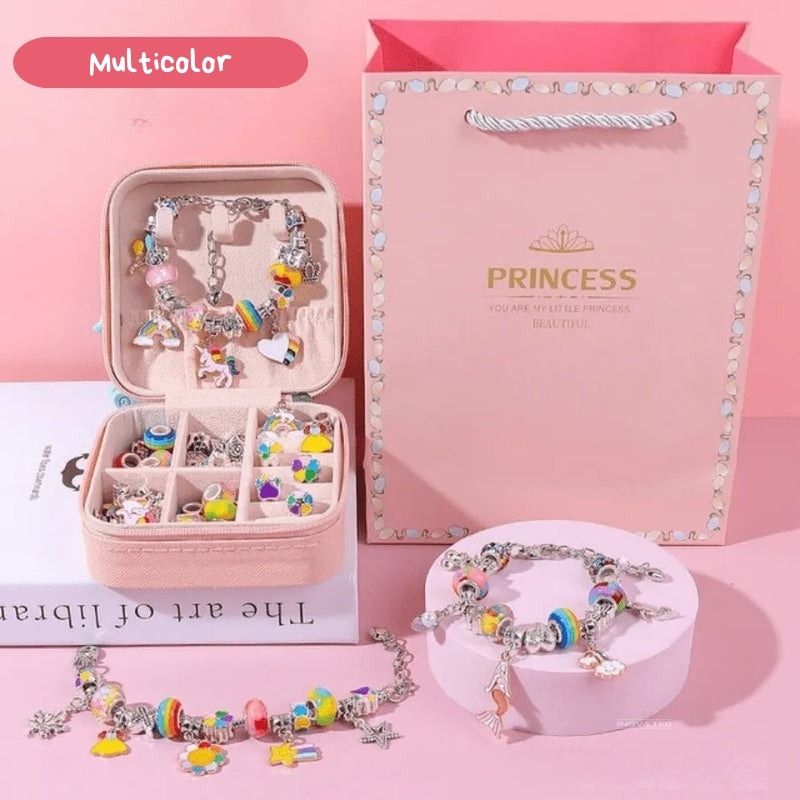 Juego de pulseras y dijes para niños de 64 piezas - Hipnotelia