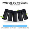 Cargar imagen en el visor de la galería, Kit 10 Boxers de Fibra de Bambú Box Hero - Paga 5 y llévate 10 - Hipnotelia