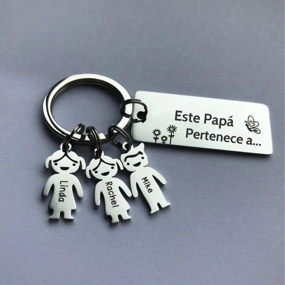Llaveros personalizables Mamá con dijes infantiles