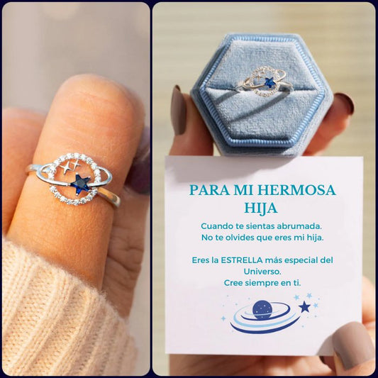 MI HERMOSA HIJA - Anillo Estrella Brillante - Hipnotelia