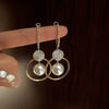 Pendientes de lujo con perlas cultivadas y circonitas - Hipnotelia
