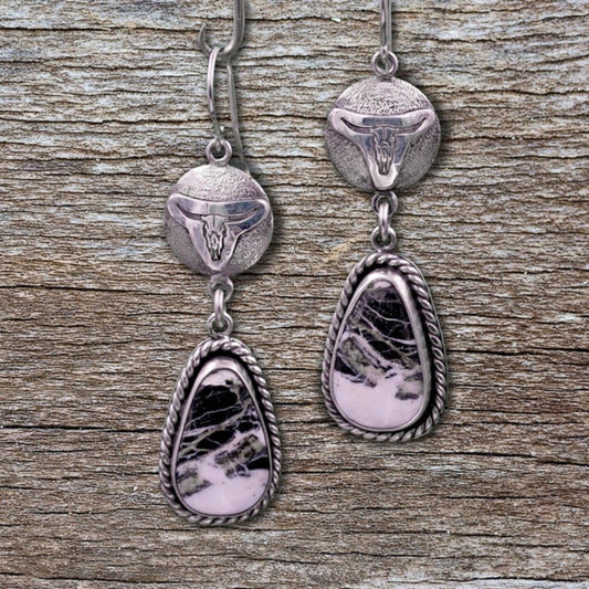 Pendientes vintage de color rosa - Hipnotelia
