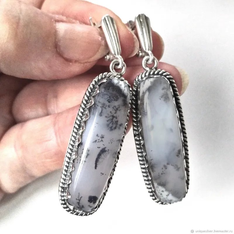 Pendientes vintage piedra natural - Hipnotelia