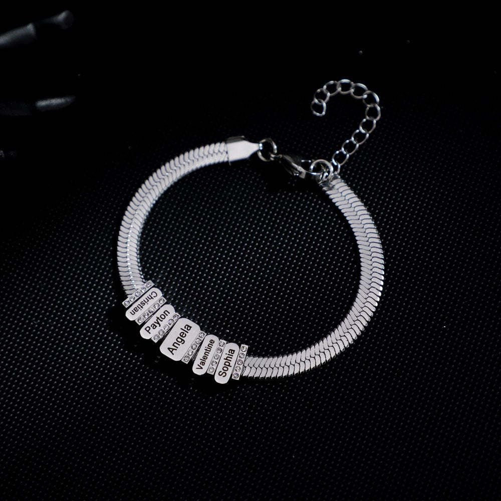 Pulsera con cuentas familiares personalizables - Hipnotelia
