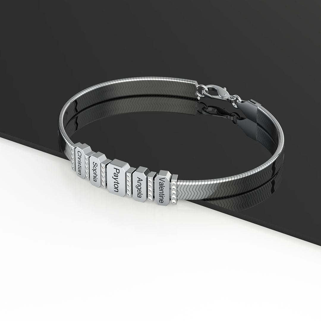 Pulsera con cuentas familiares personalizables - Hipnotelia