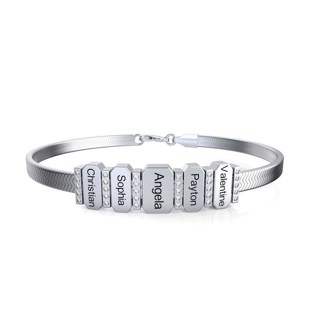 Pulsera con cuentas familiares personalizables - Hipnotelia