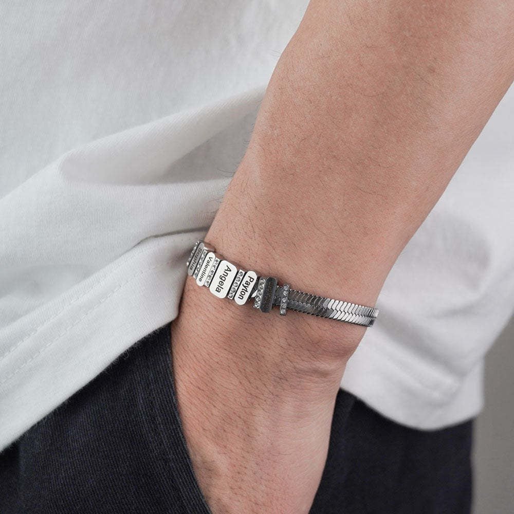 Pulsera con cuentas familiares personalizables - Hipnotelia