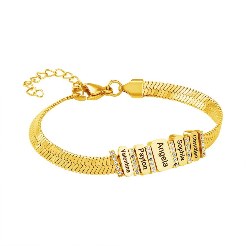 Pulsera con cuentas familiares personalizables - Hipnotelia