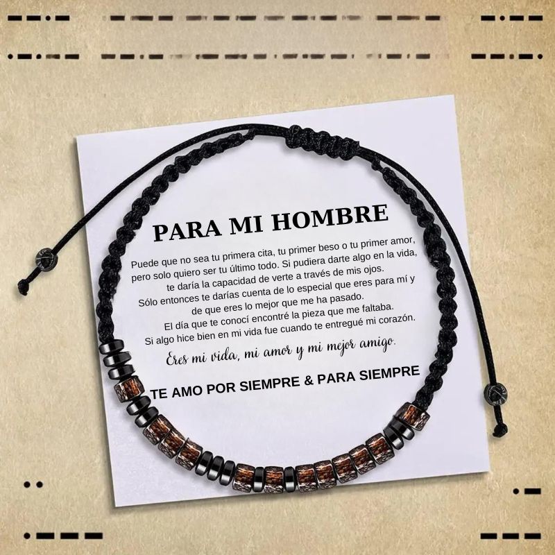 Pulsera de código Morse para hombres - Hipnotelia