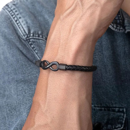 Pulsera de infinito personalizada para hombres - Hipnotelia