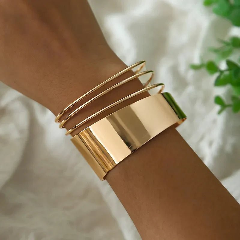 Pulsera dorada doble clásica - Hipnotelia