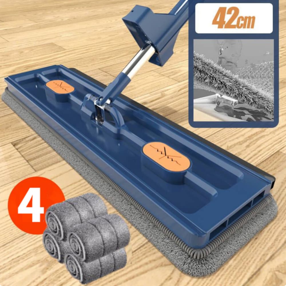 QuickWipe™ | Trapeador innovador con escobilla integrada - Hipnotelia