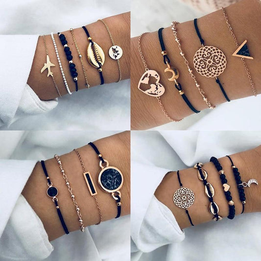 Set de 5 pulseras únicas - Hipnotelia