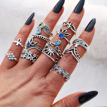 Set de 8 a 12 anillos - Hipnotelia