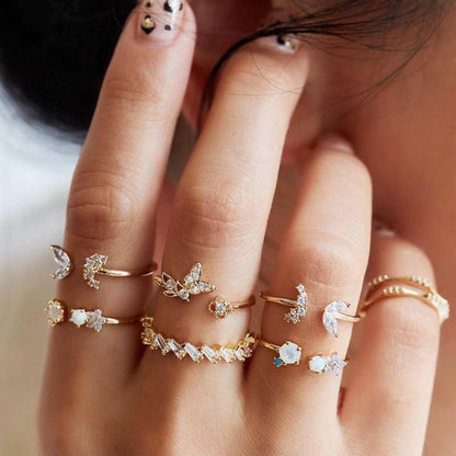 Set de 8 a 12 anillos - Hipnotelia