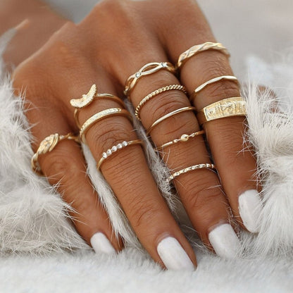 Set de 8 a 12 anillos - Hipnotelia