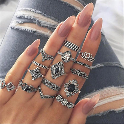 Set de 8 a 12 anillos - Hipnotelia