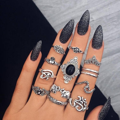 Set de 8 a 12 anillos - Hipnotelia