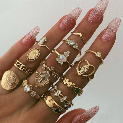 Set de 8 a 12 anillos - Hipnotelia