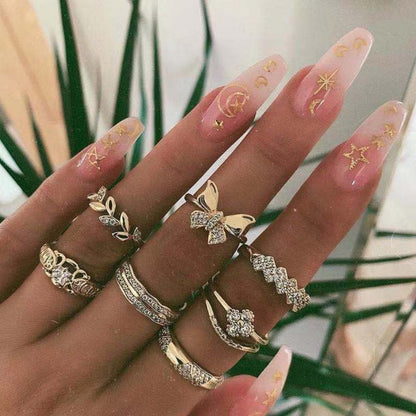 Set de 8 a 12 anillos - Hipnotelia