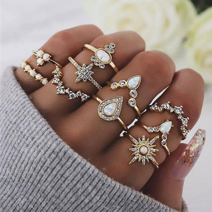 Set de 8 a 12 anillos - Hipnotelia